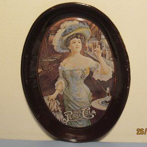 Small Pepsi Cola Gibson Girl Tray